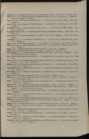 Kaiserlich-königliches Armee-Verordnungsblatt: Personal-Angelegenheiten 19120108 Seite: 13