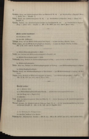 Kaiserlich-königliches Armee-Verordnungsblatt: Personal-Angelegenheiten 19120108 Seite: 16