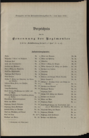 Kaiserlich-königliches Armee-Verordnungsblatt: Personal-Angelegenheiten 19120108 Seite: 3