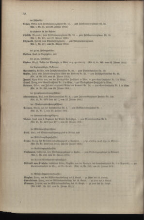 Kaiserlich-königliches Armee-Verordnungsblatt: Personal-Angelegenheiten 19120129 Seite: 10