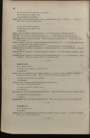 Kaiserlich-königliches Armee-Verordnungsblatt: Personal-Angelegenheiten 19120129 Seite: 8