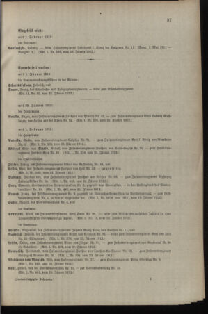 Kaiserlich-königliches Armee-Verordnungsblatt: Personal-Angelegenheiten 19120129 Seite: 9