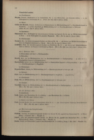 Kaiserlich-königliches Armee-Verordnungsblatt: Personal-Angelegenheiten 19120208 Seite: 6