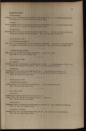 Kaiserlich-königliches Armee-Verordnungsblatt: Personal-Angelegenheiten 19120217 Seite: 5