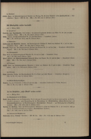 Kaiserlich-königliches Armee-Verordnungsblatt: Personal-Angelegenheiten 19120217 Seite: 9