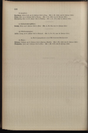 Kaiserlich-königliches Armee-Verordnungsblatt: Personal-Angelegenheiten 19120228 Seite: 20