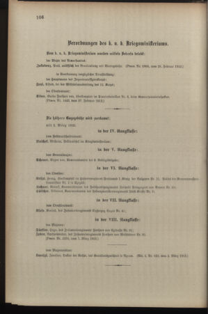 Kaiserlich-königliches Armee-Verordnungsblatt: Personal-Angelegenheiten 19120308 Seite: 4