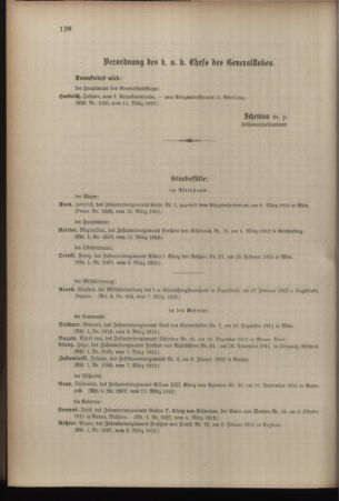 Kaiserlich-königliches Armee-Verordnungsblatt: Personal-Angelegenheiten 19120318 Seite: 14