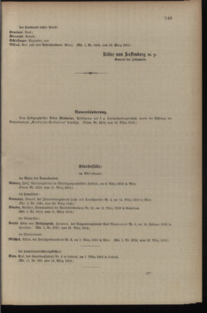 Kaiserlich-königliches Armee-Verordnungsblatt: Personal-Angelegenheiten 19120328 Seite: 19