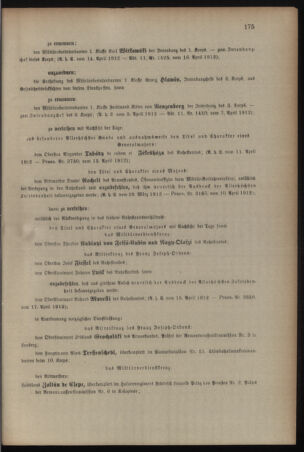 Kaiserlich-königliches Armee-Verordnungsblatt: Personal-Angelegenheiten 19120418 Seite: 7