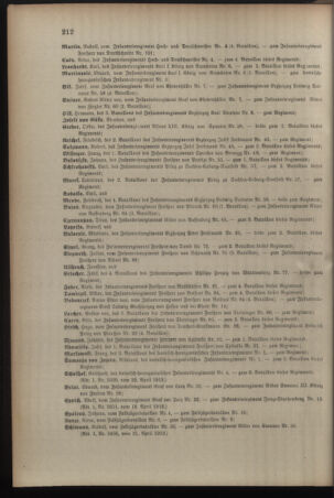 Kaiserlich-königliches Armee-Verordnungsblatt: Personal-Angelegenheiten 19120427 Seite: 20