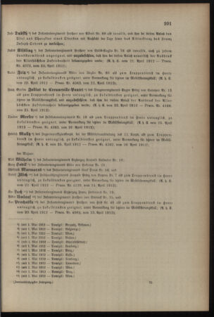 Kaiserlich-königliches Armee-Verordnungsblatt: Personal-Angelegenheiten 19120427 Seite: 9