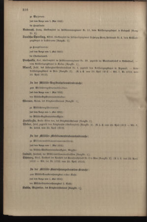 Kaiserlich-königliches Armee-Verordnungsblatt: Personal-Angelegenheiten 19120501 Seite: 84