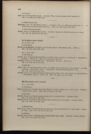 Kaiserlich-königliches Armee-Verordnungsblatt: Personal-Angelegenheiten 19120530 Seite: 50