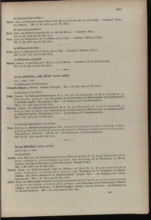 Kaiserlich-königliches Armee-Verordnungsblatt: Personal-Angelegenheiten 19120530 Seite: 51