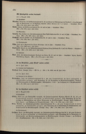 Kaiserlich-königliches Armee-Verordnungsblatt: Personal-Angelegenheiten 19120708 Seite: 10