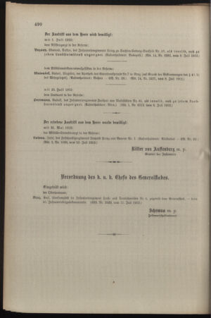 Kaiserlich-königliches Armee-Verordnungsblatt: Personal-Angelegenheiten 19120718 Seite: 12