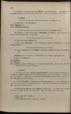 Kaiserlich-königliches Armee-Verordnungsblatt: Personal-Angelegenheiten 19120718 Seite: 2