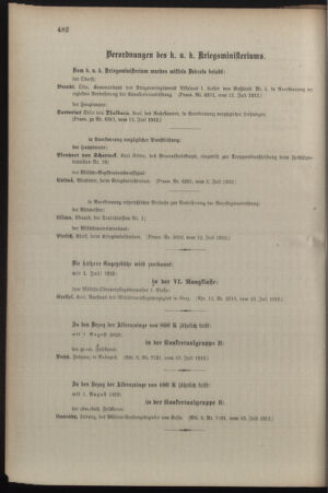 Kaiserlich-königliches Armee-Verordnungsblatt: Personal-Angelegenheiten 19120718 Seite: 4