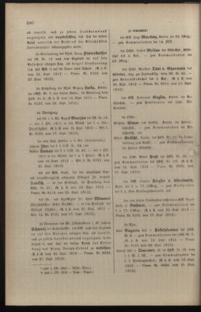 Kaiserlich-königliches Armee-Verordnungsblatt: Personal-Angelegenheiten 19120928 Seite: 16