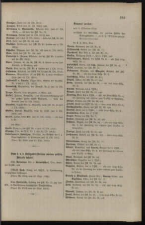 Kaiserlich-königliches Armee-Verordnungsblatt: Personal-Angelegenheiten 19120928 Seite: 19