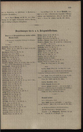 Kaiserlich-königliches Armee-Verordnungsblatt: Personal-Angelegenheiten 19121031 Seite: 3