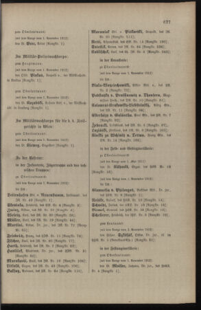 Kaiserlich-königliches Armee-Verordnungsblatt: Personal-Angelegenheiten 19121031 Seite: 47