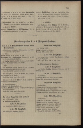 Kaiserlich-königliches Armee-Verordnungsblatt: Personal-Angelegenheiten 19121116 Seite: 3