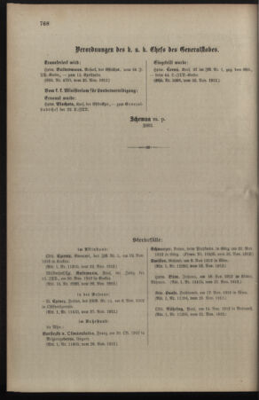 Kaiserlich-königliches Armee-Verordnungsblatt: Personal-Angelegenheiten 19121130 Seite: 32