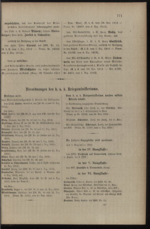 Kaiserlich-königliches Armee-Verordnungsblatt: Personal-Angelegenheiten 19121207 Seite: 3