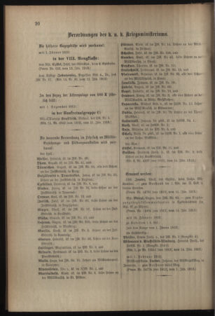 Kaiserlich-königliches Armee-Verordnungsblatt: Personal-Angelegenheiten 19130118 Seite: 6