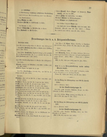 Kaiserlich-königliches Armee-Verordnungsblatt: Personal-Angelegenheiten 19130125 Seite: 5