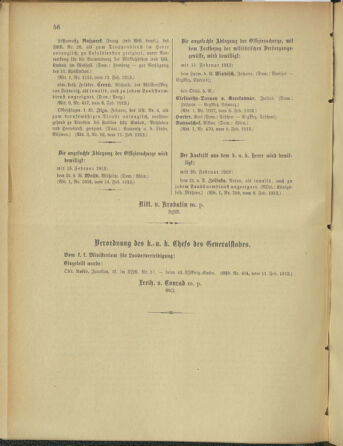 Kaiserlich-königliches Armee-Verordnungsblatt: Personal-Angelegenheiten 19130215 Seite: 6