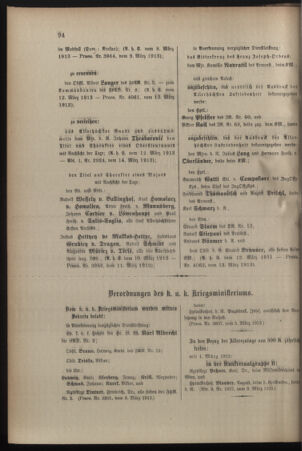 Kaiserlich-königliches Armee-Verordnungsblatt: Personal-Angelegenheiten 19130315 Seite: 2