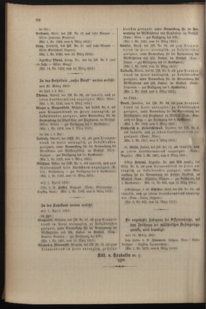 Kaiserlich-königliches Armee-Verordnungsblatt: Personal-Angelegenheiten 19130315 Seite: 6