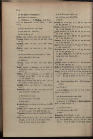 Kaiserlich-königliches Armee-Verordnungsblatt: Personal-Angelegenheiten 19130429 Seite: 56