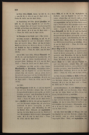 Kaiserlich-königliches Armee-Verordnungsblatt: Personal-Angelegenheiten 19130429 Seite: 72