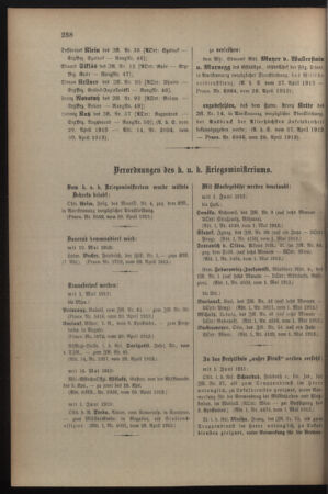 Kaiserlich-königliches Armee-Verordnungsblatt: Personal-Angelegenheiten 19130503 Seite: 4