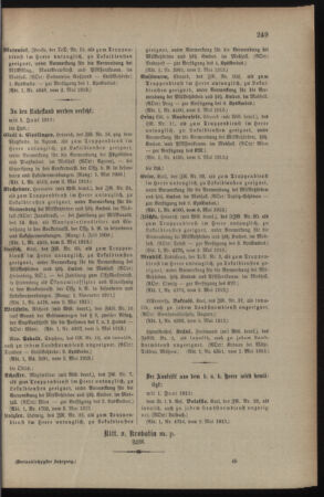 Kaiserlich-königliches Armee-Verordnungsblatt: Personal-Angelegenheiten 19130510 Seite: 9