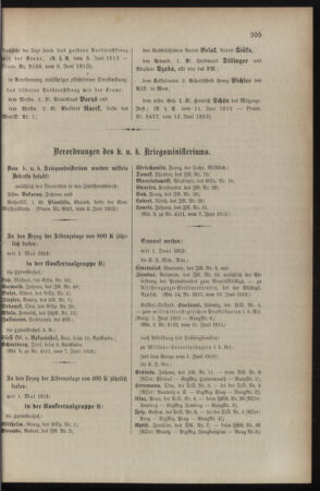 Kaiserlich-königliches Armee-Verordnungsblatt: Personal-Angelegenheiten 19130614 Seite: 3