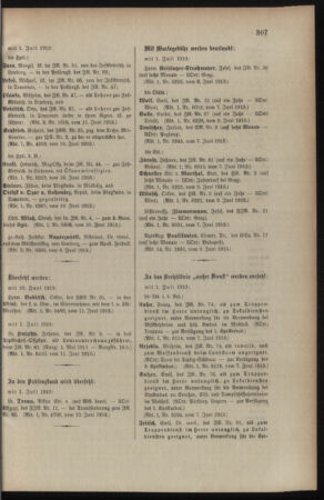 Kaiserlich-königliches Armee-Verordnungsblatt: Personal-Angelegenheiten 19130614 Seite: 5