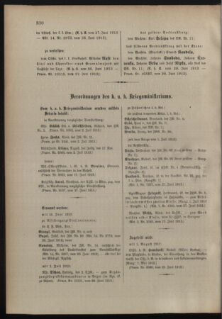 Kaiserlich-königliches Armee-Verordnungsblatt: Personal-Angelegenheiten 19130705 Seite: 2