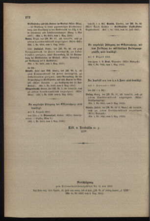 Kaiserlich-königliches Armee-Verordnungsblatt: Personal-Angelegenheiten 19130807 Seite: 6