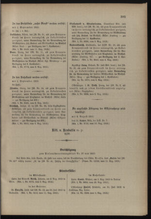 Kaiserlich-königliches Armee-Verordnungsblatt: Personal-Angelegenheiten 19130816 Seite: 11