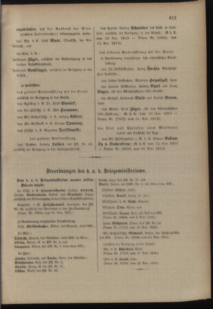 Kaiserlich-königliches Armee-Verordnungsblatt: Personal-Angelegenheiten 19131122 Seite: 3