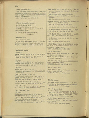 Kaiserlich-königliches Armee-Verordnungsblatt: Personal-Angelegenheiten 19131122 Seite: 6