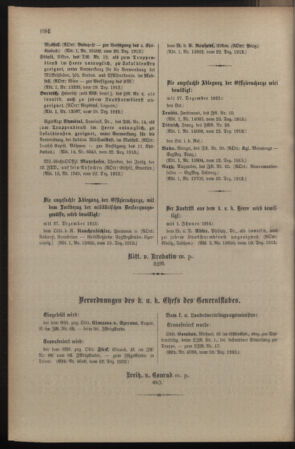 Kaiserlich-königliches Armee-Verordnungsblatt: Personal-Angelegenheiten 19131227 Seite: 12