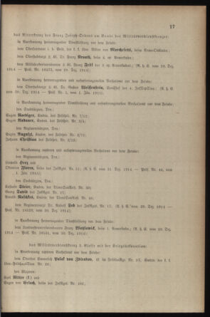 Kaiserlich-königliches Armee-Verordnungsblatt: Personal-Angelegenheiten 19150106 Seite: 5