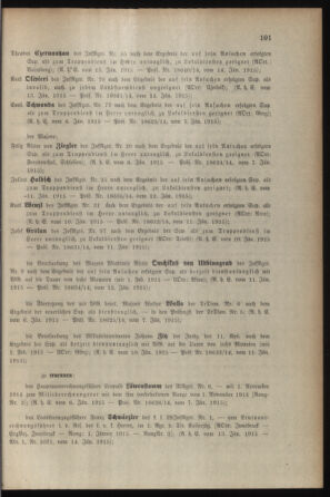 Kaiserlich-königliches Armee-Verordnungsblatt: Personal-Angelegenheiten 19150116 Seite: 13