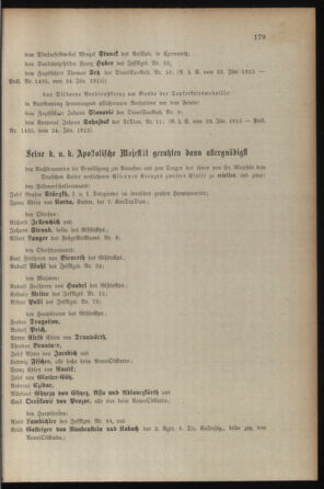 Kaiserlich-königliches Armee-Verordnungsblatt: Personal-Angelegenheiten 19150127 Seite: 7